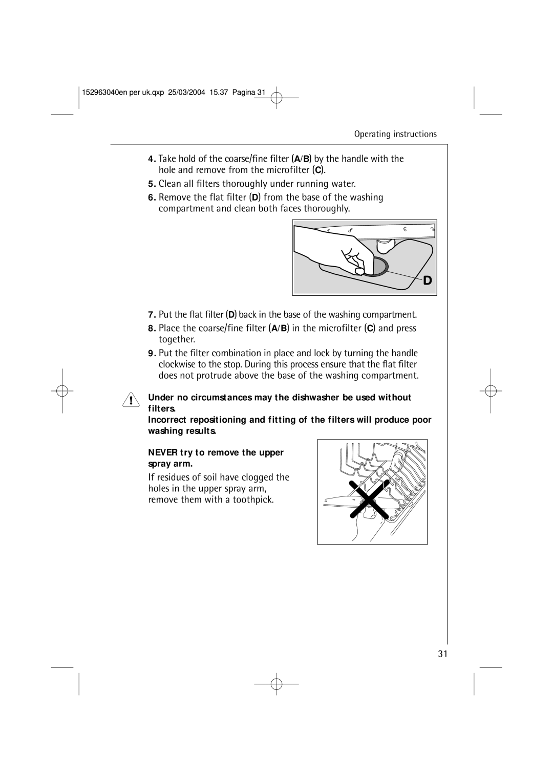 AEG 64070 VIL manual MA40 