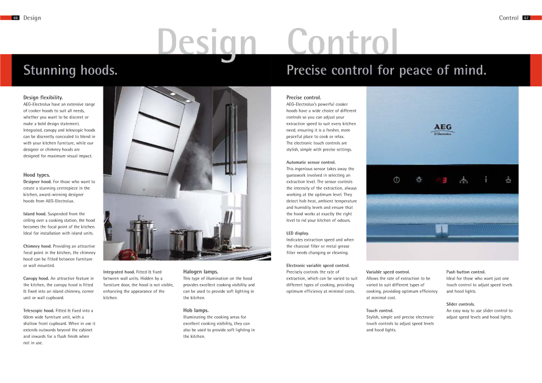 AEG 65 manual Precise control for peace of mind 