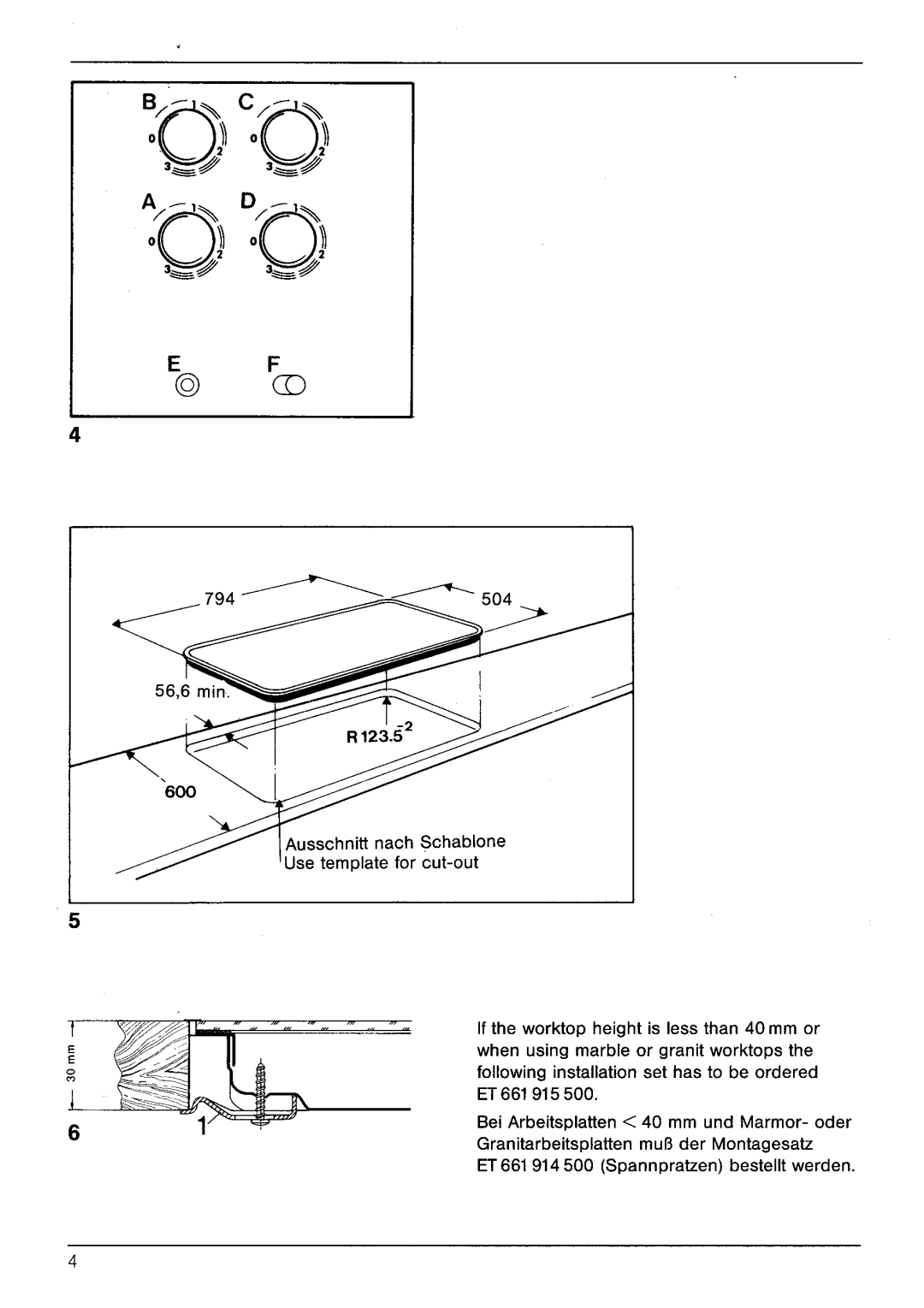 AEG 7250 K manual 