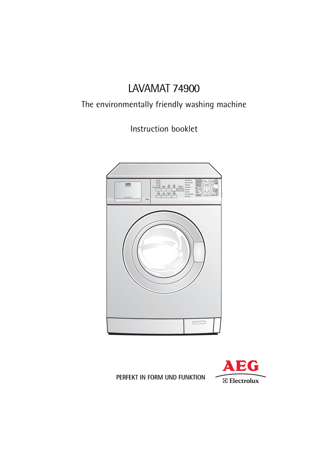 AEG 74900 manual Lavamat 