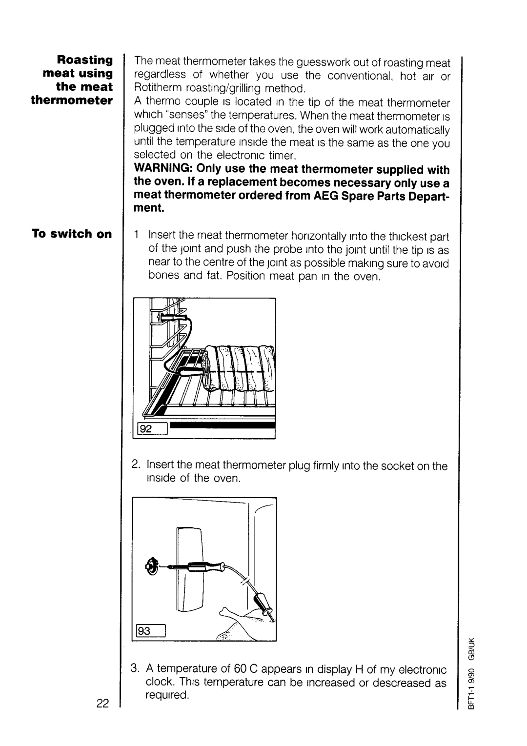 AEG 7658 B manual 