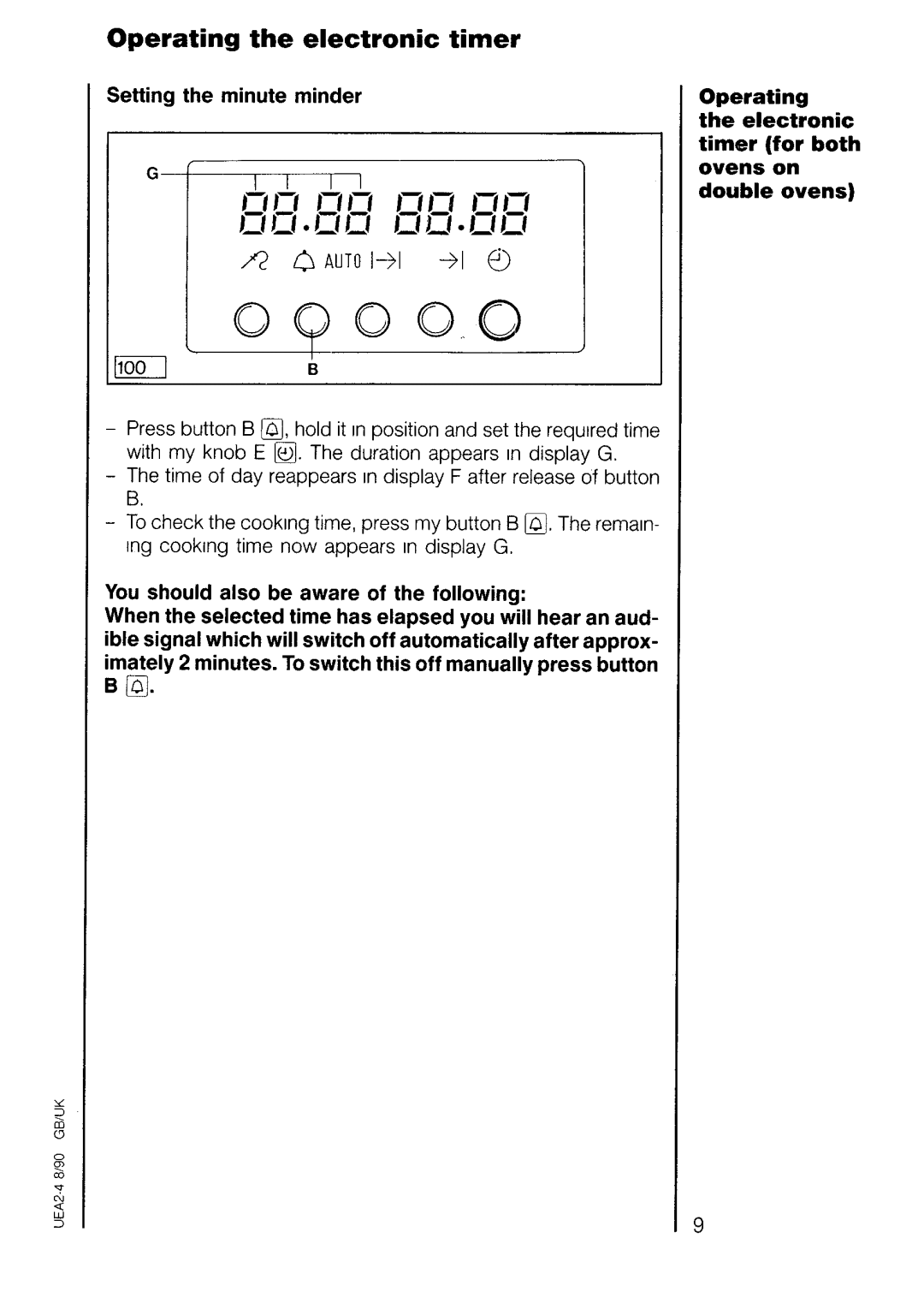 AEG 7658 B manual 