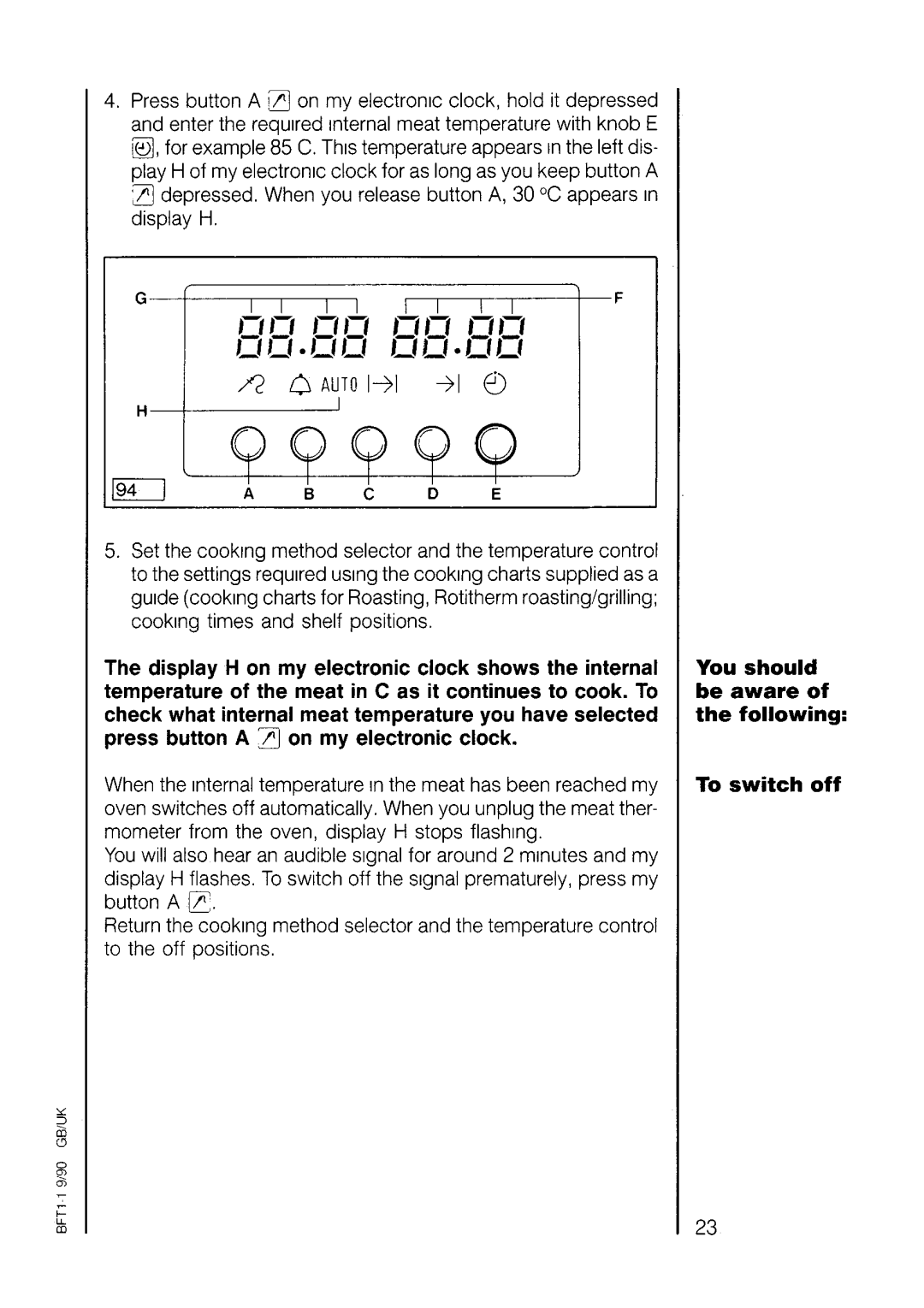 AEG 7658 B manual 
