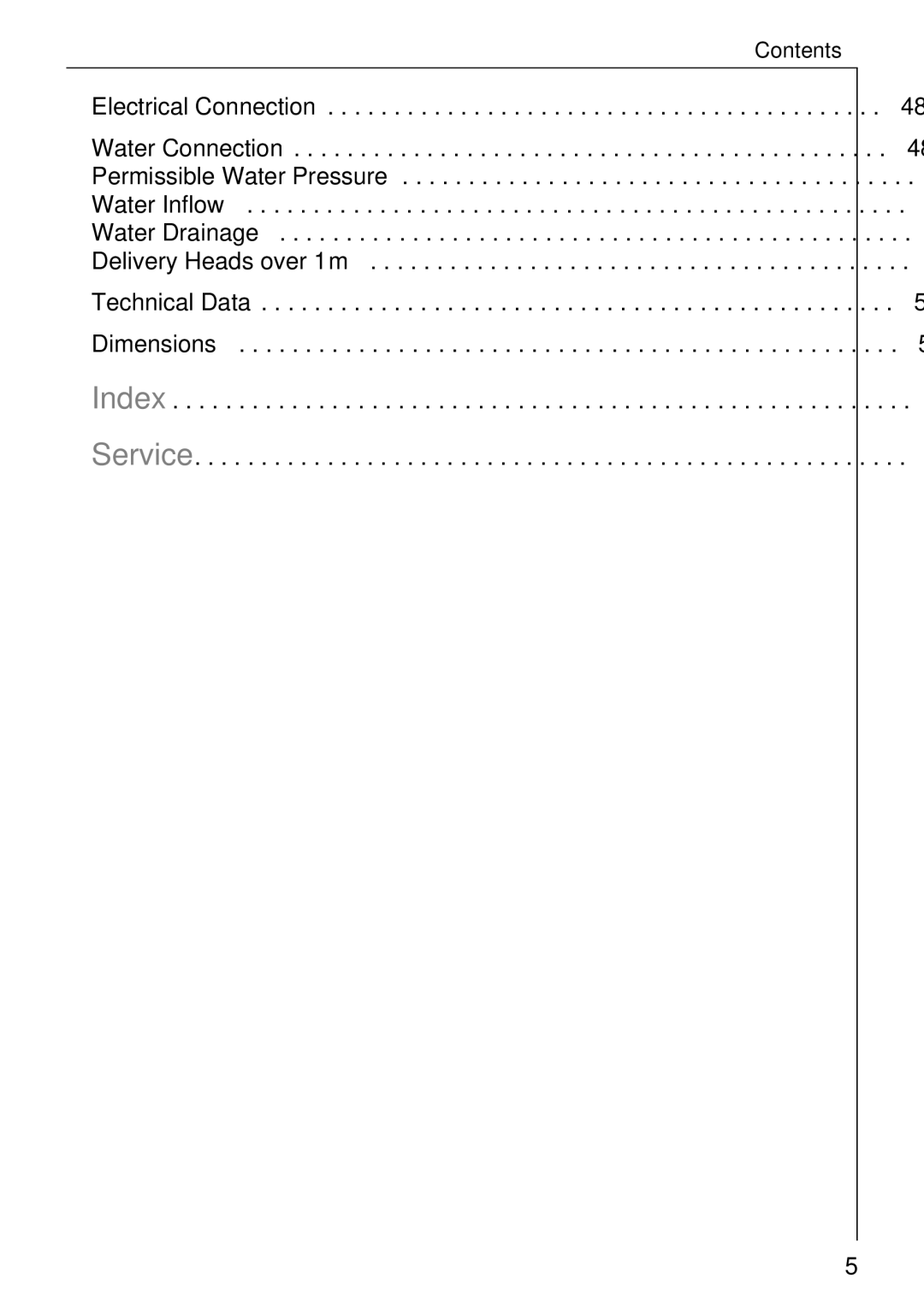 AEG 76730 manual Contents 