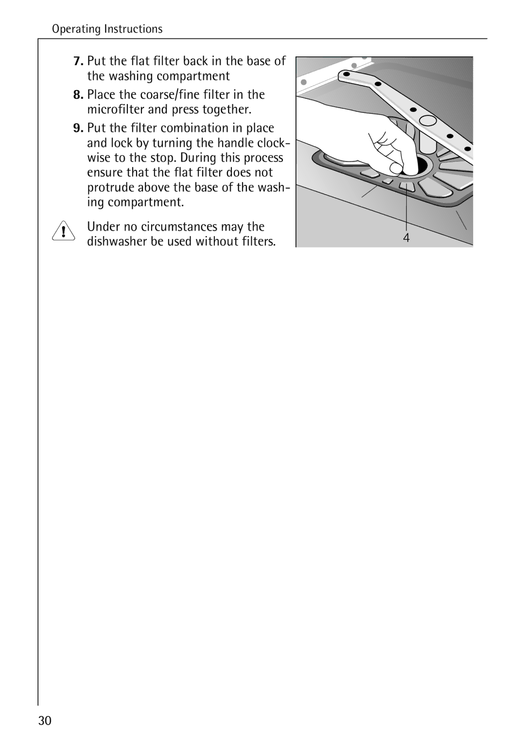 AEG 80850 I manual Under no circumstances may 