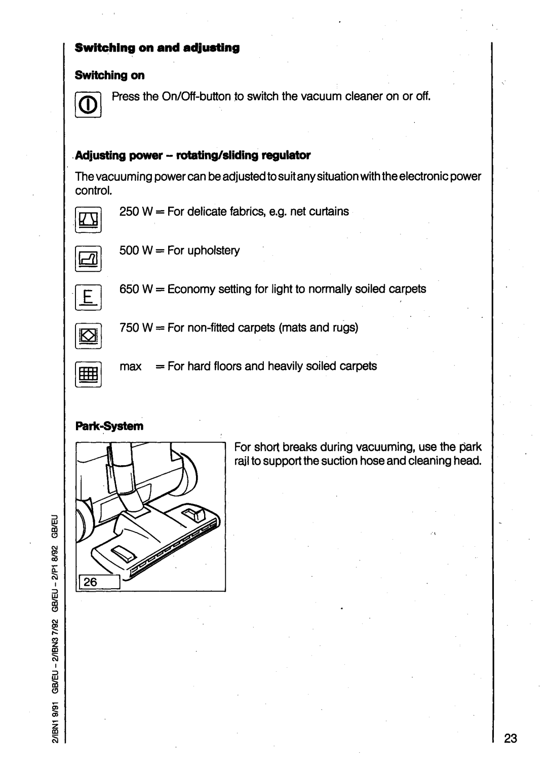 AEG 825I, 828I manual 