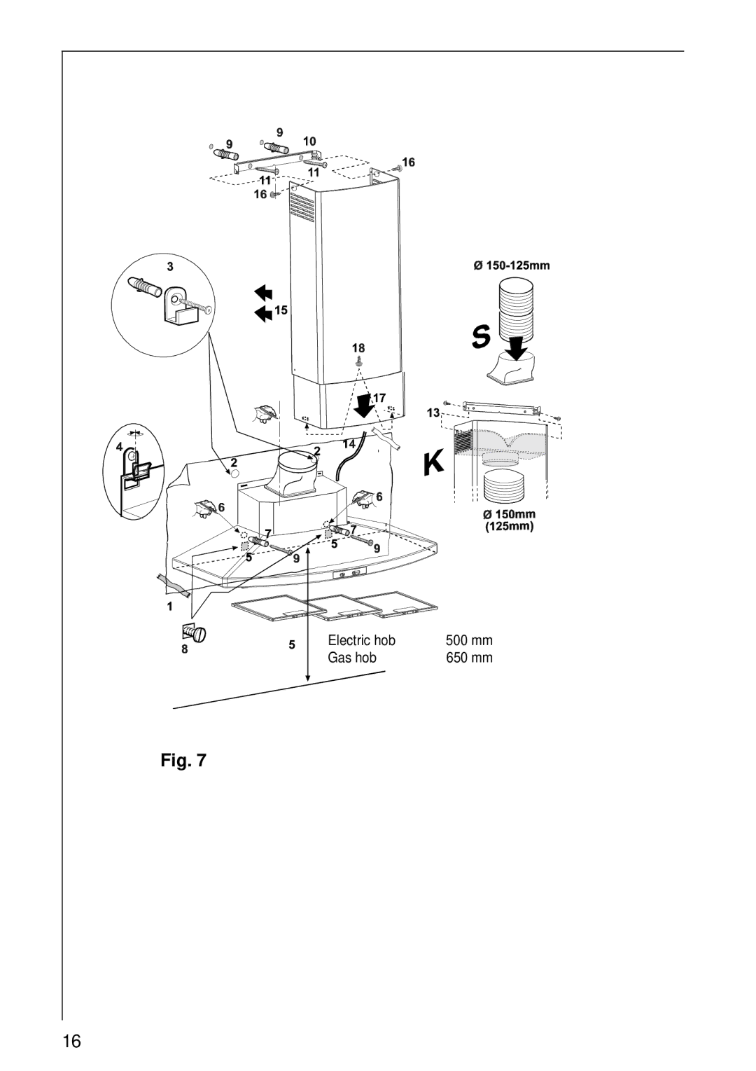 AEG 8391 D, 8361 D, 8290 D, 8260 D, 8390 D, 8190 D, 8360 D installation instructions Electric hob 