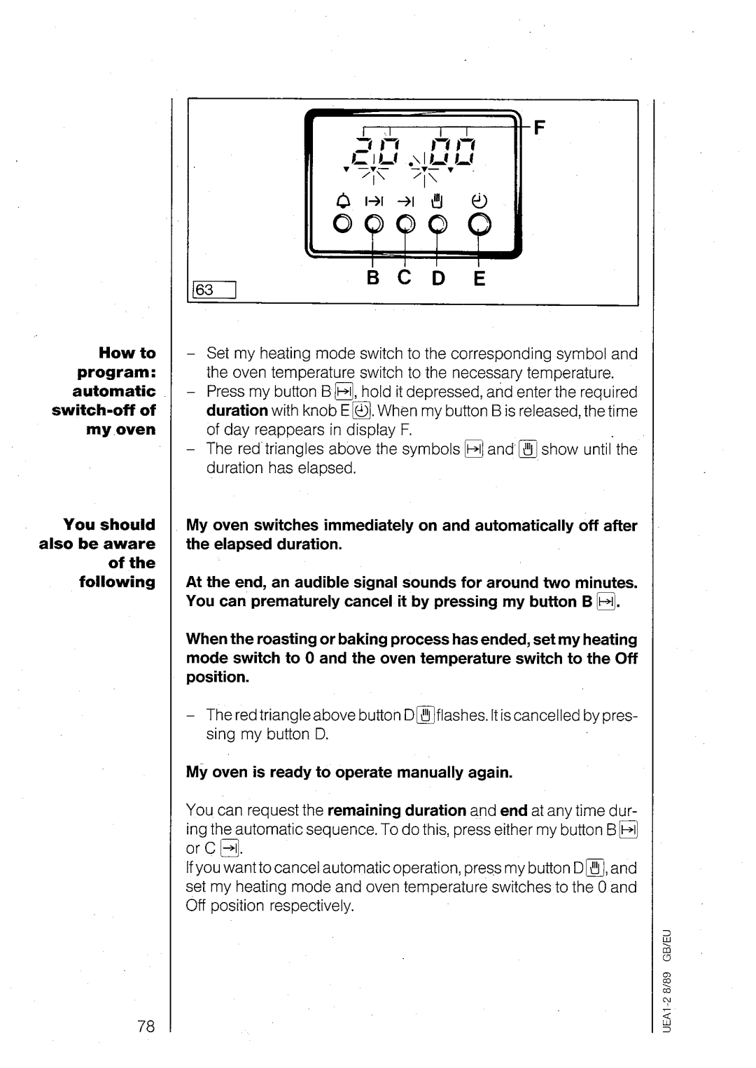 AEG 840E manual 