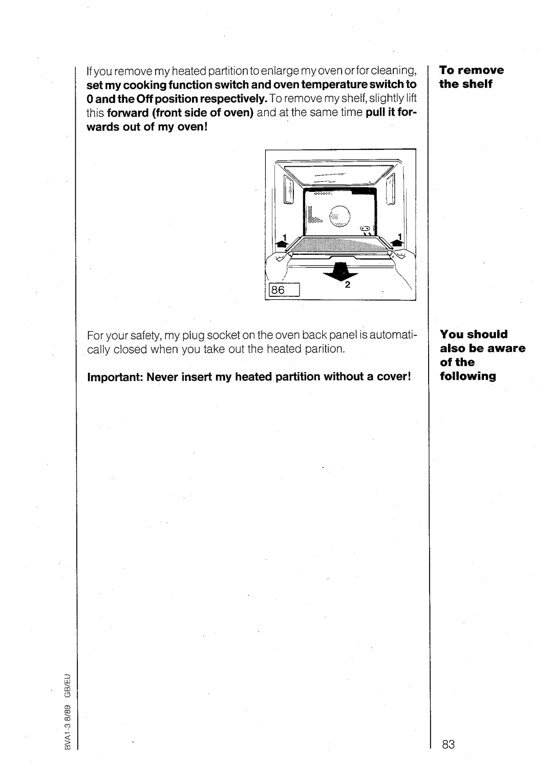 AEG 840E manual 