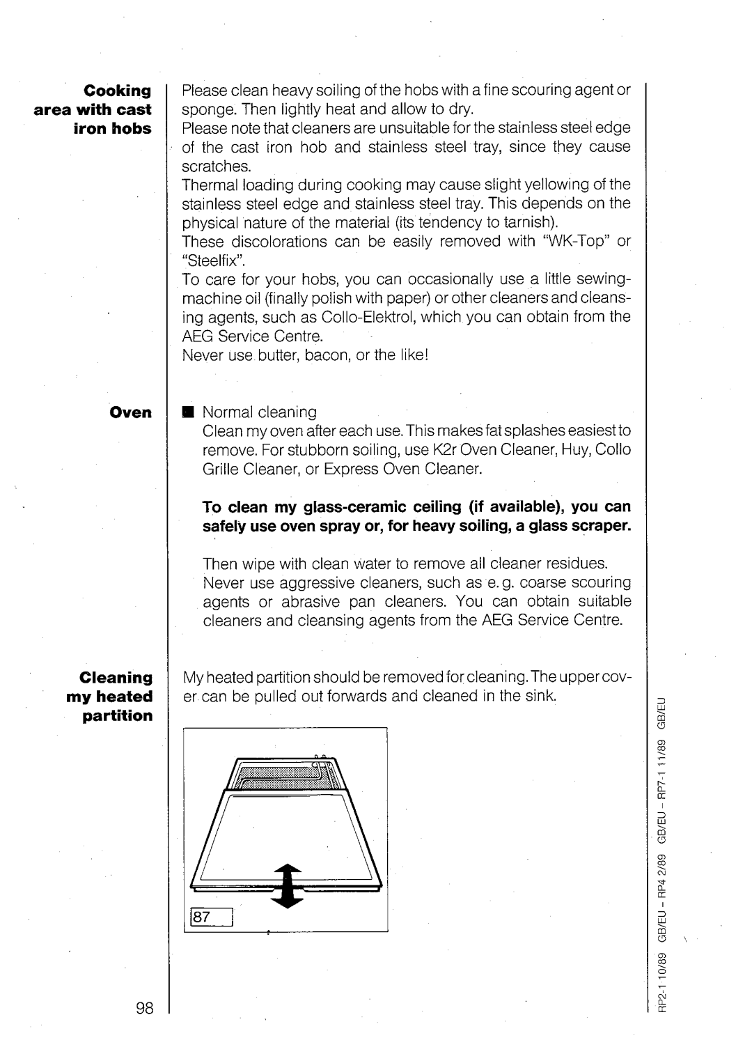 AEG 840E manual 