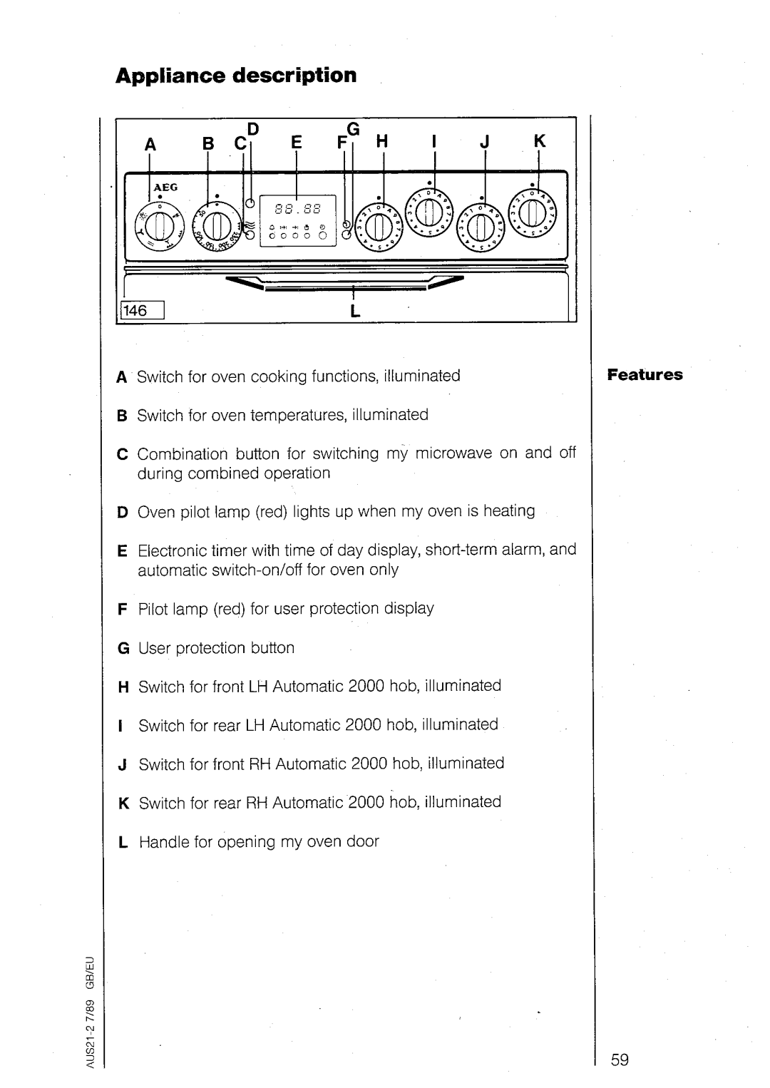 AEG 840E manual 