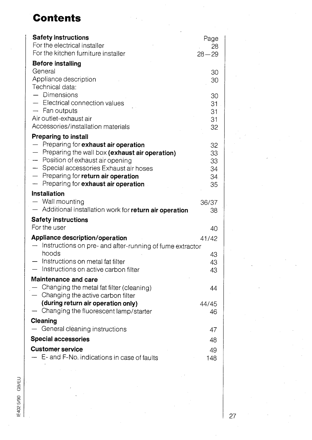 AEG 8609 D, 860 D manual 