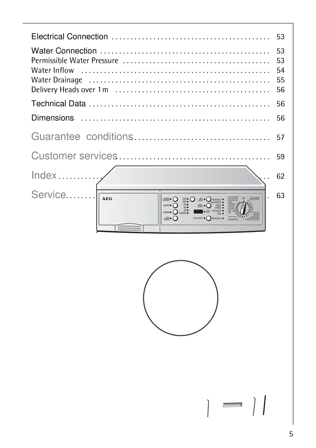 AEG 86740 manual 