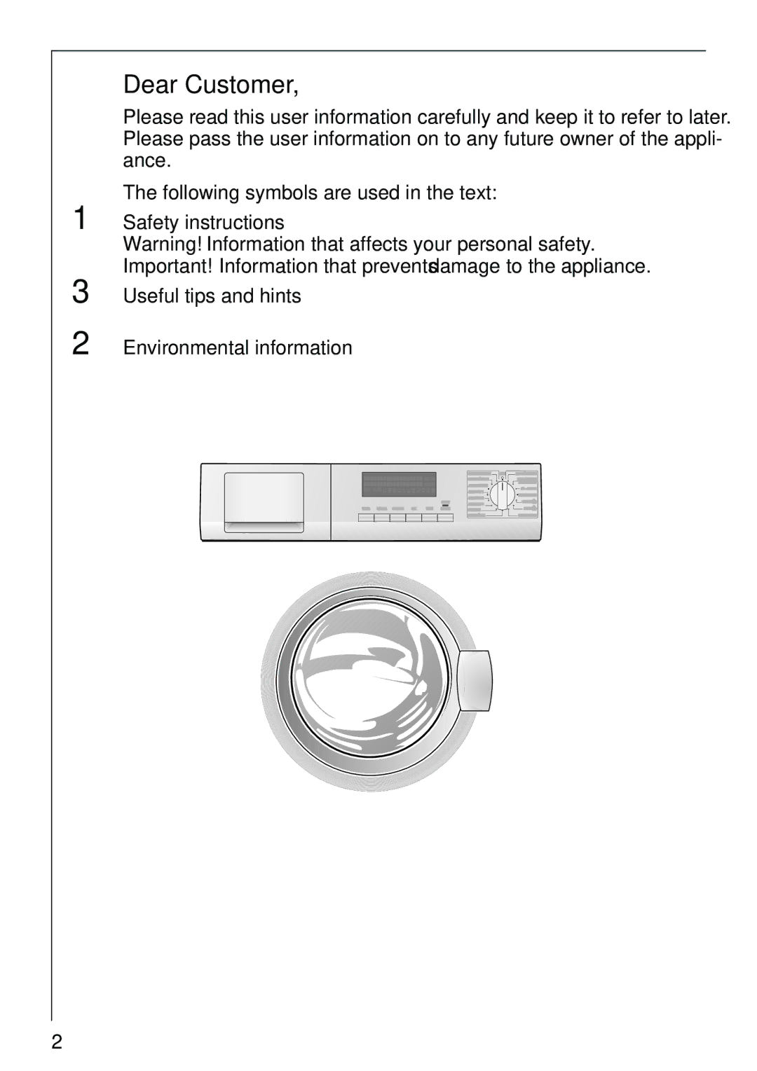 AEG 86810 manual Dear Customer, Following symbols are used in the text 