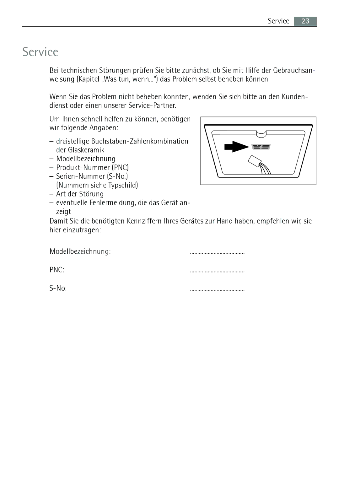 AEG 88131 K-MN user manual Service 