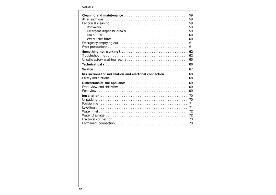 AEG 97-115 manual 