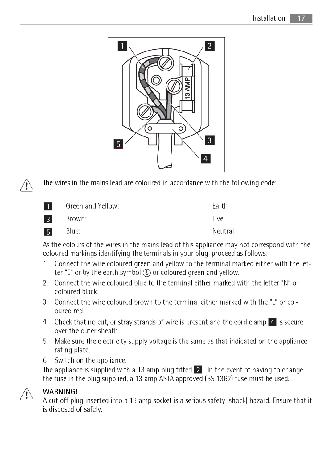 AEG A81000TNW0 user manual Neutral 