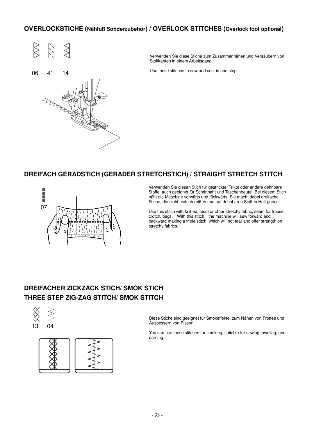 AEG aeg11680 instruction manual Ausbessern von Rissen 