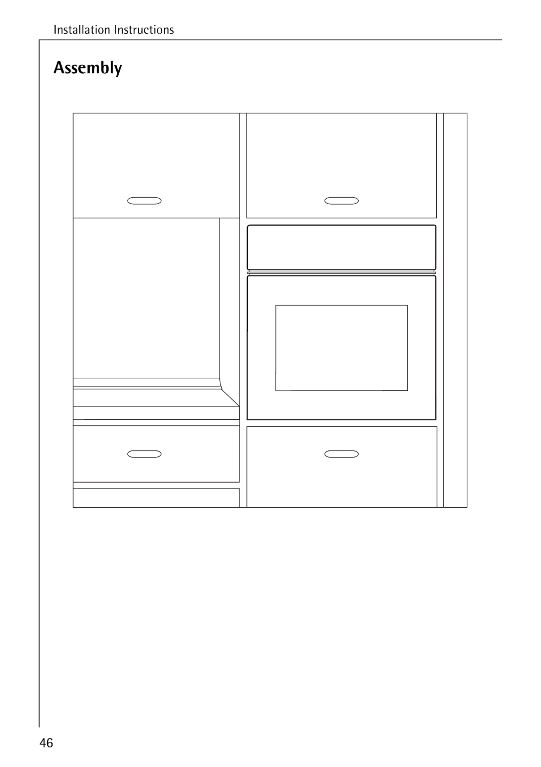 AEG B 2100 operating instructions Assembly 