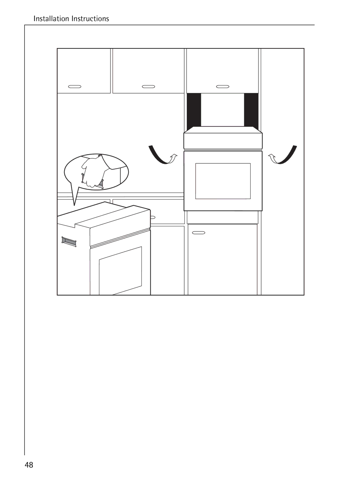 AEG B 2100 operating instructions Installation Instructions 