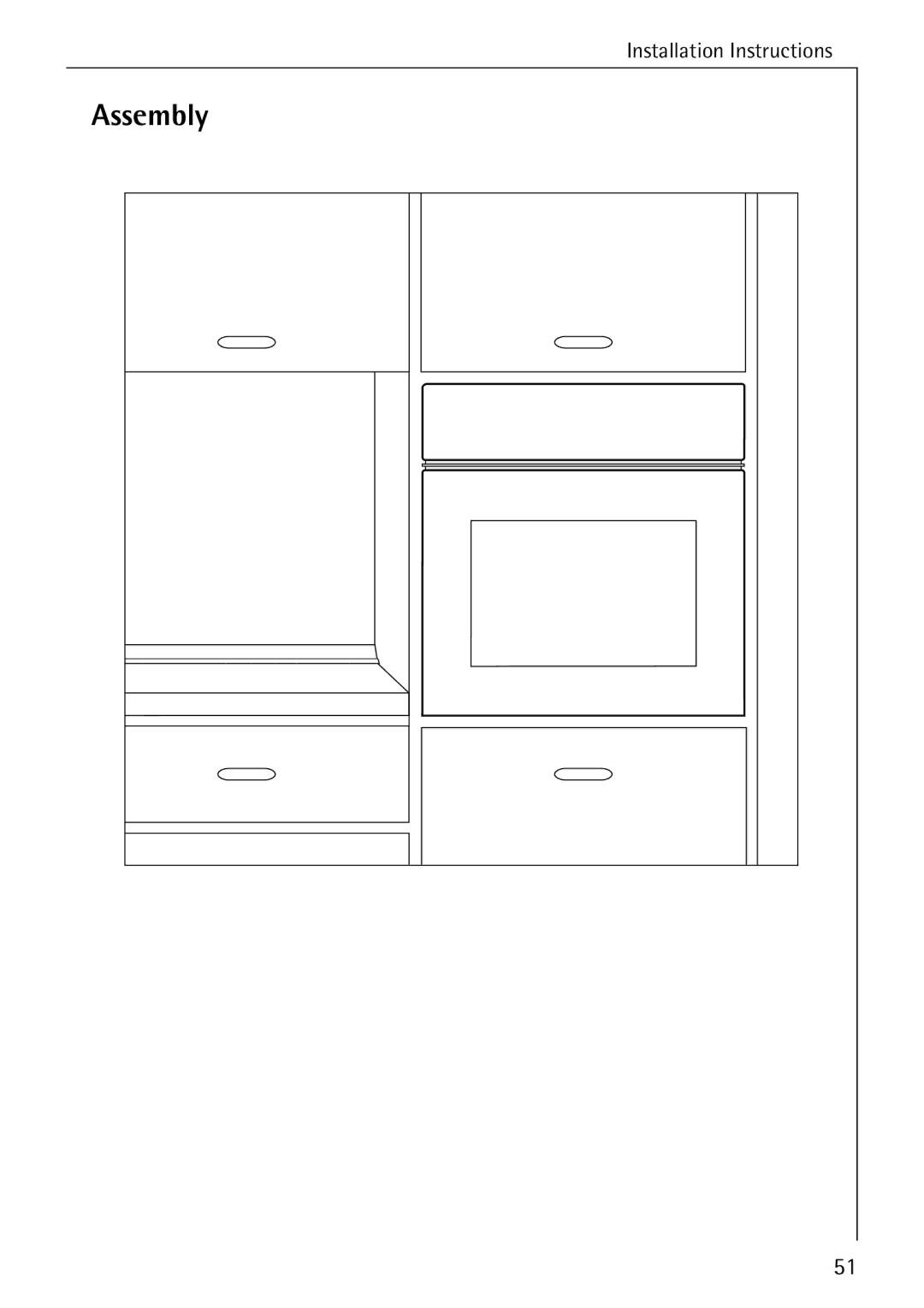 AEG B 4100 operating instructions Assembly 