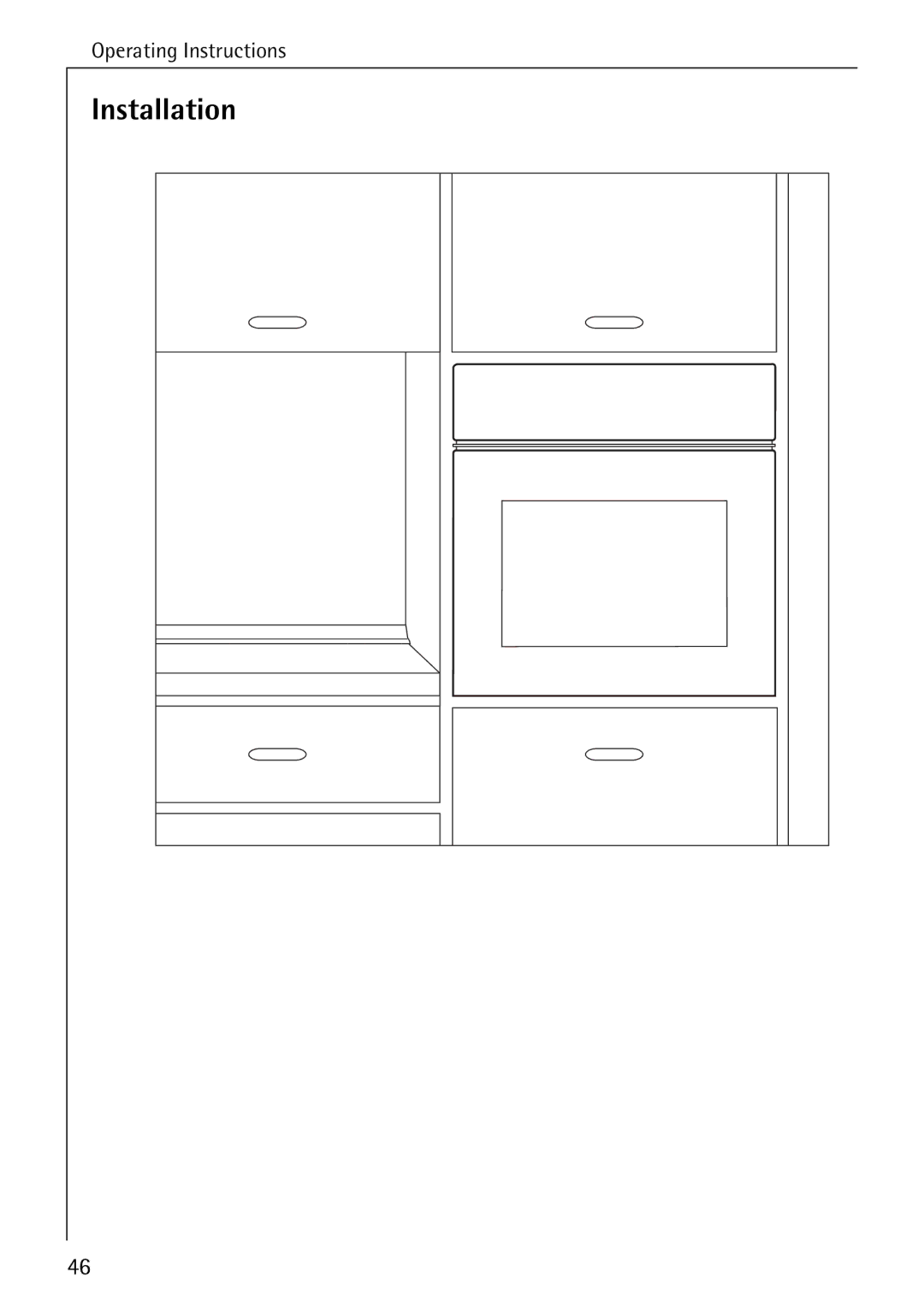 AEG B 4130 manual Installation 