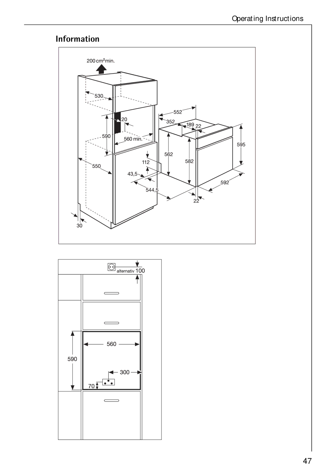 AEG B 4130 manual Information 