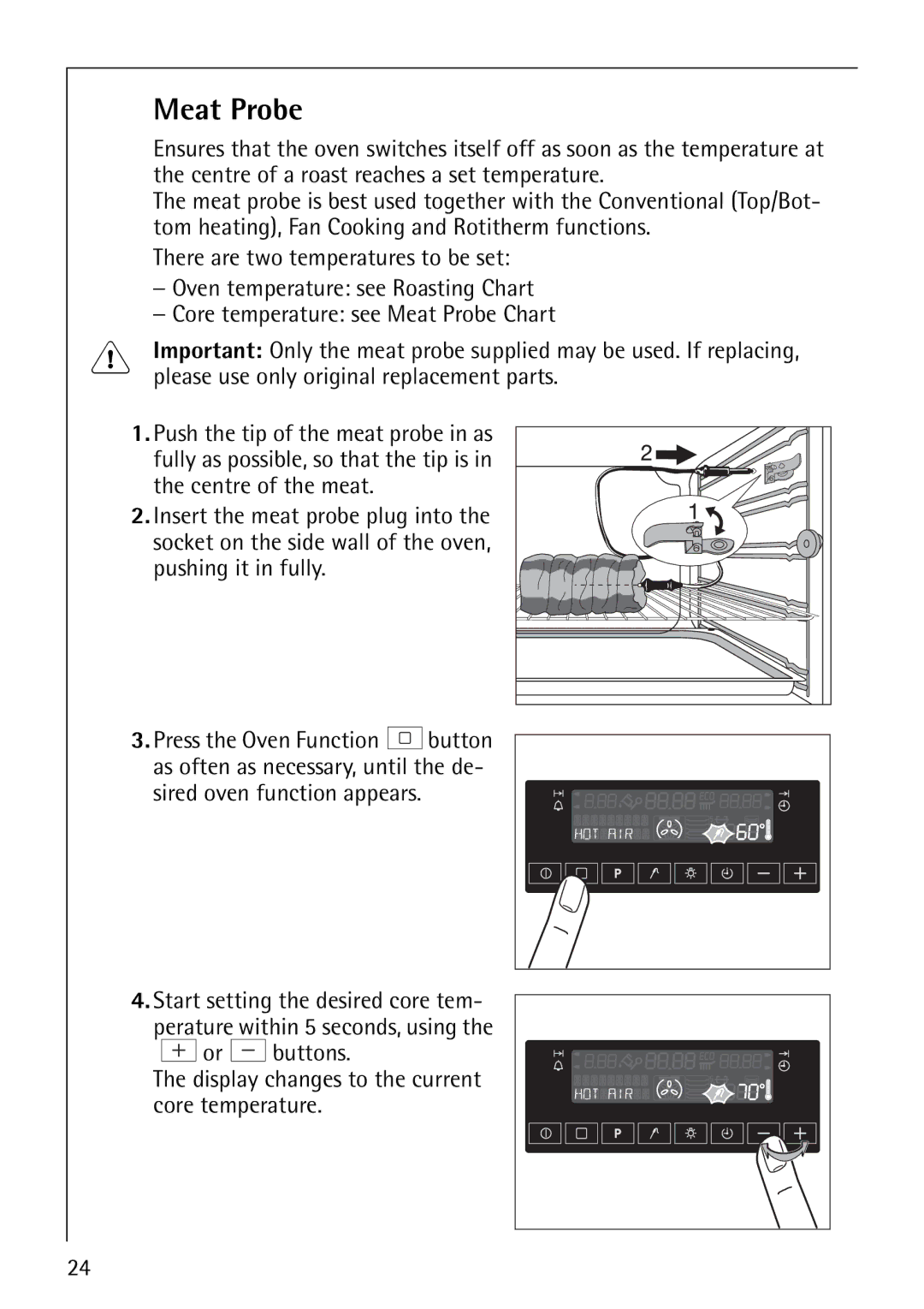 AEG B8920-1 manual Meat Probe 