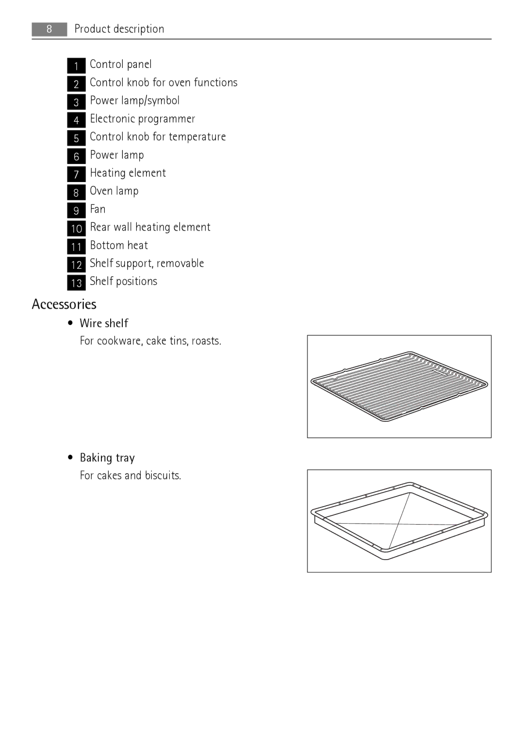 AEG BP5003001 user manual Accessories 