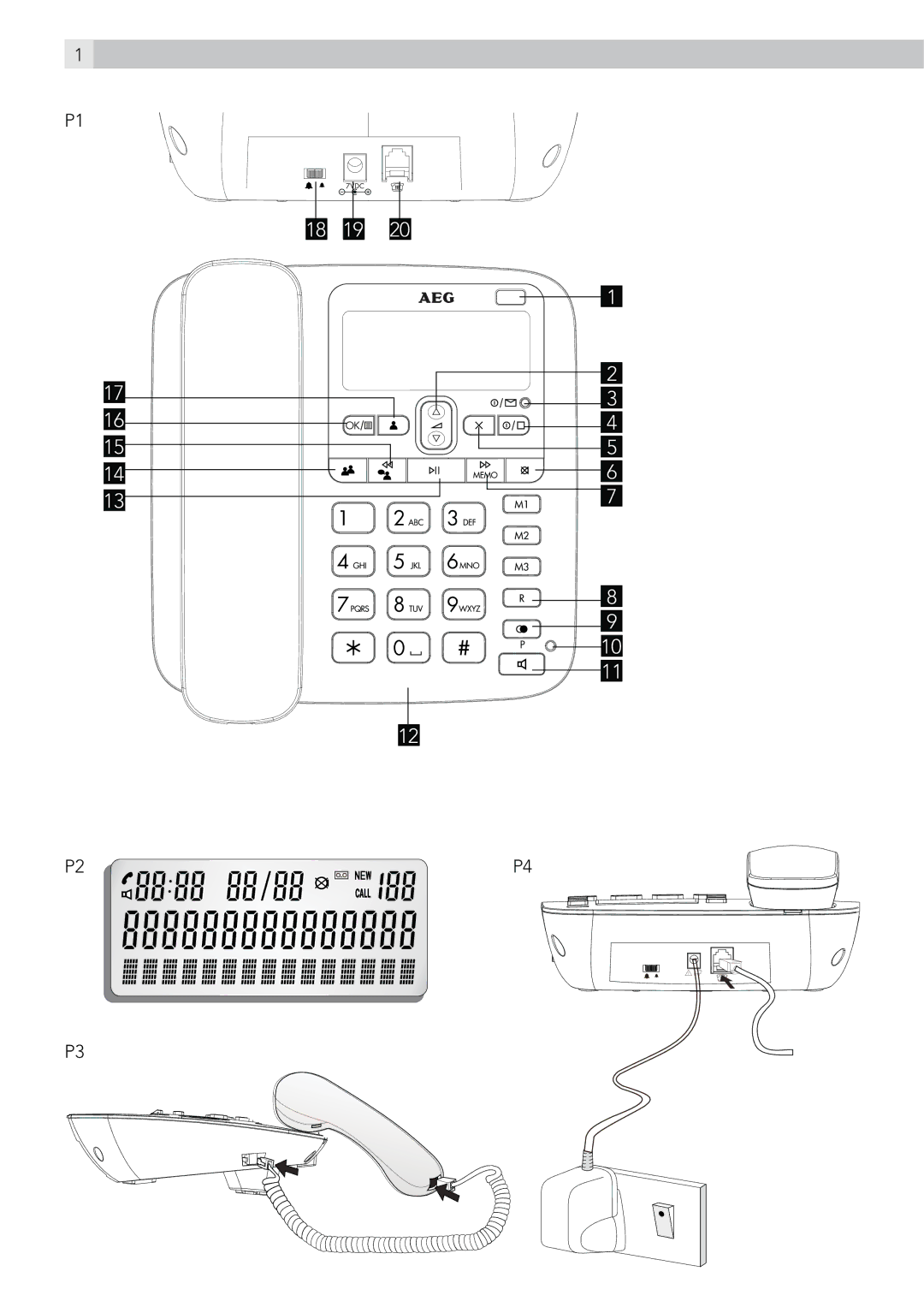 AEG C115 manual 18 19 