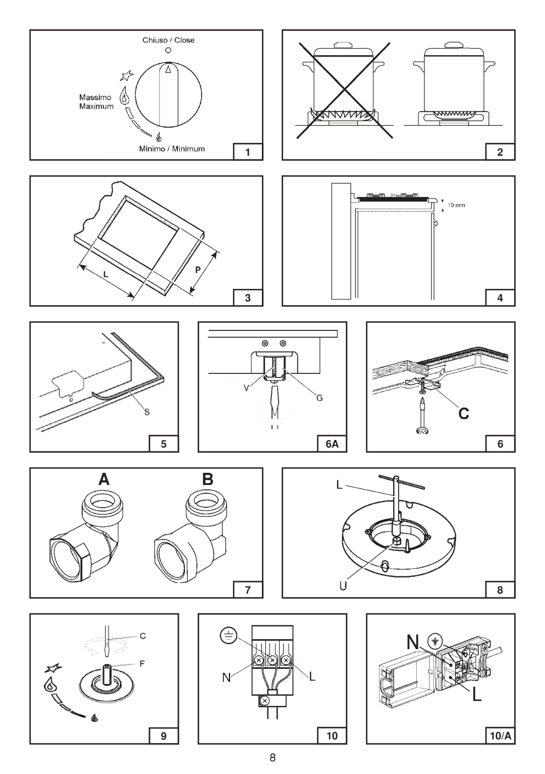 AEG CGA 75 WOK, CGA 60 WOK, CGA 90 WOK operation manual 10/A 