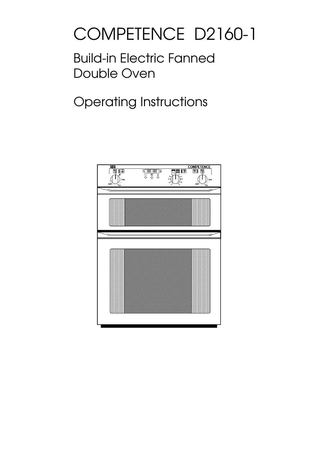 AEG manual Competence D2160-1 