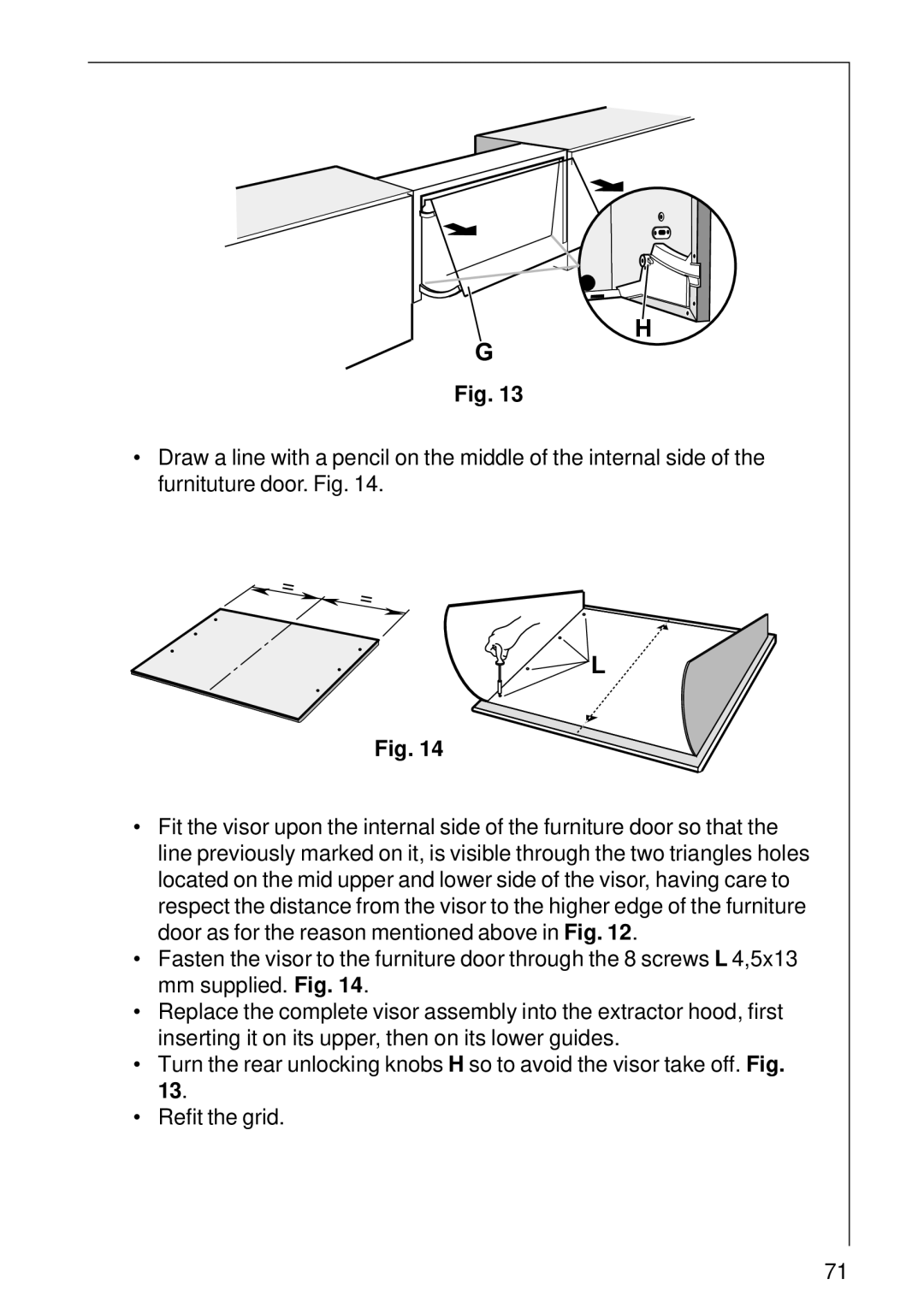 AEG DE 3160 installation instructions 