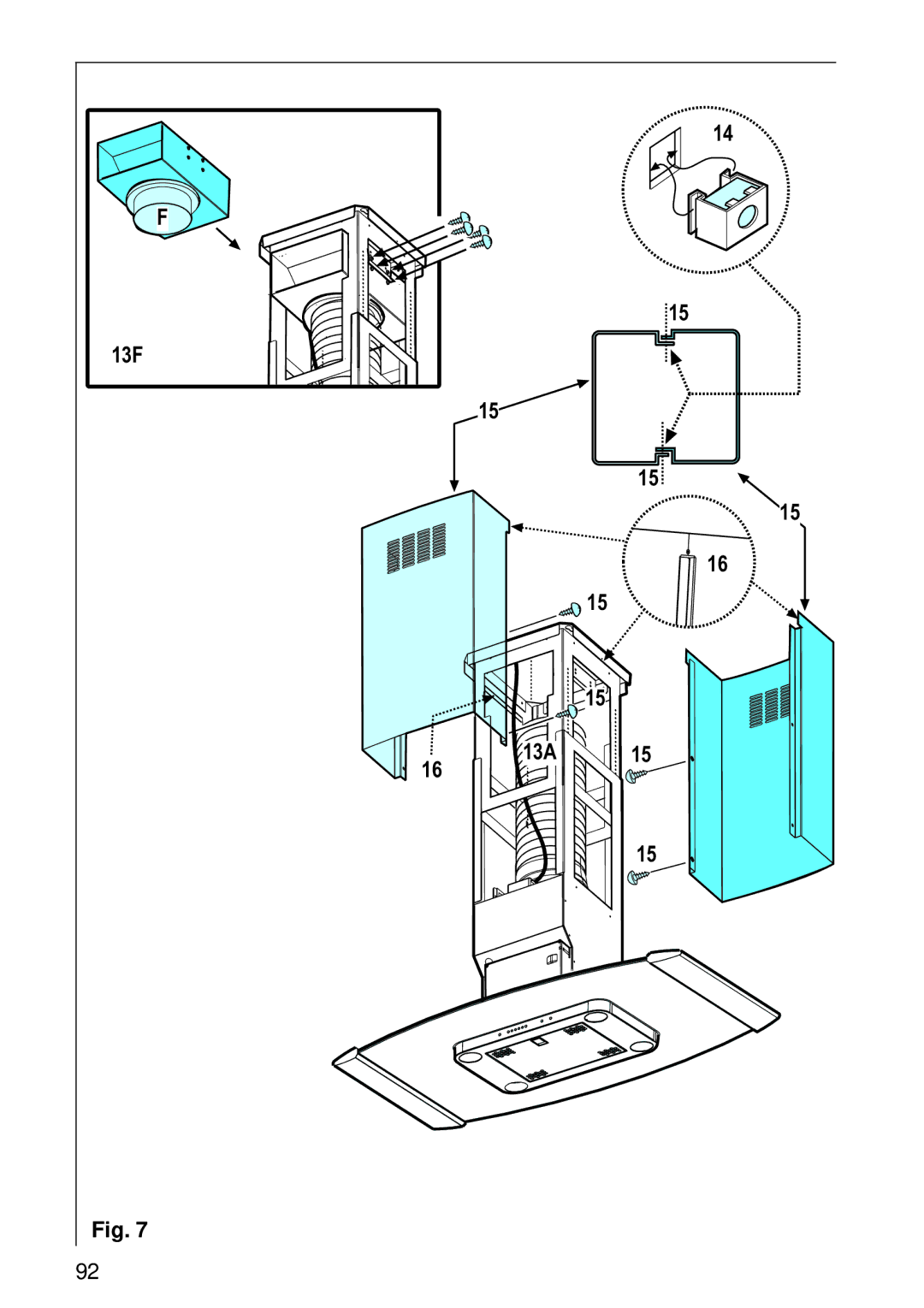 AEG DI 8610 manual 13F 13A 