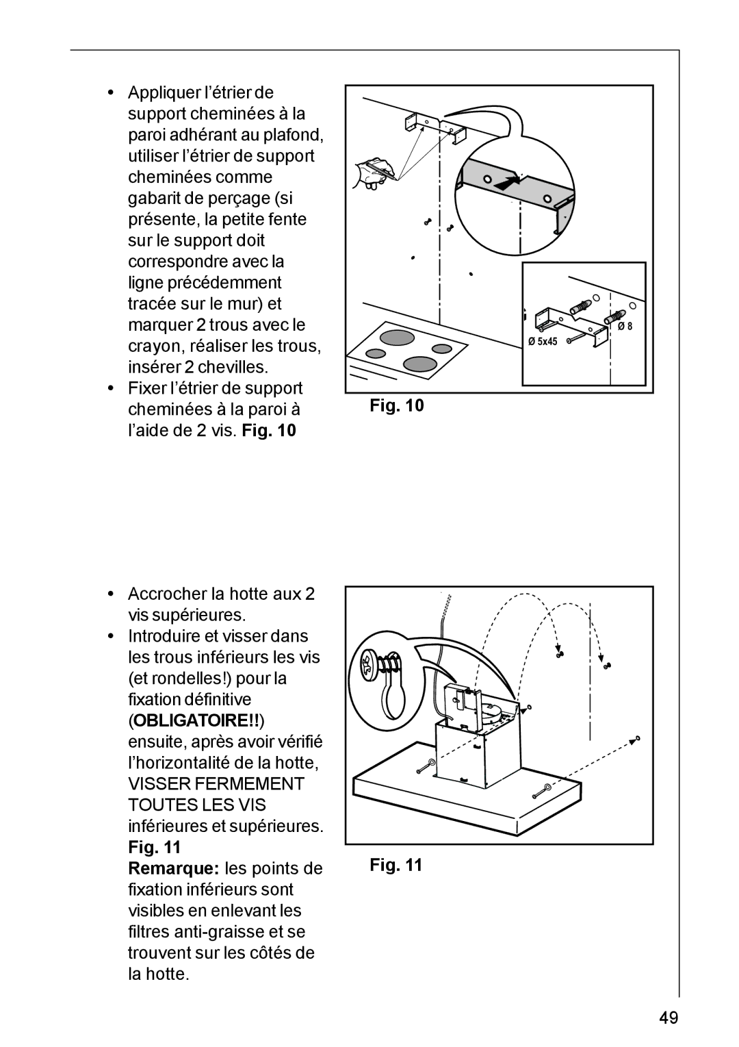 AEG DK 4360, DK 4390 user manual 5x45 