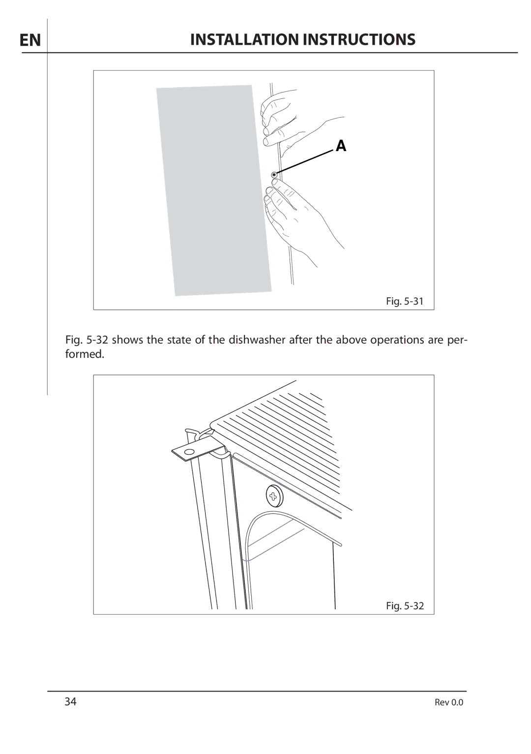 AEG F89078VI-M user manual Installation Instructions 