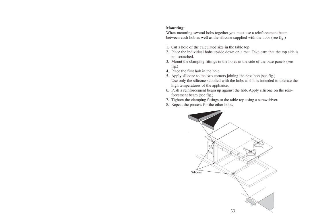 AEG FM 4803K-AN manual Mounting 