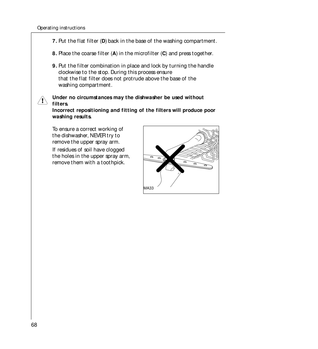 AEG G 330 manual MA33 