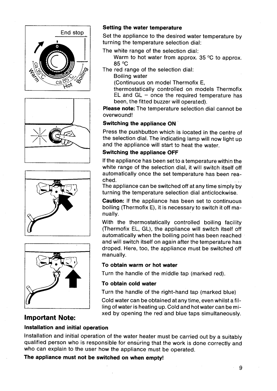 AEG GL, EL manual 