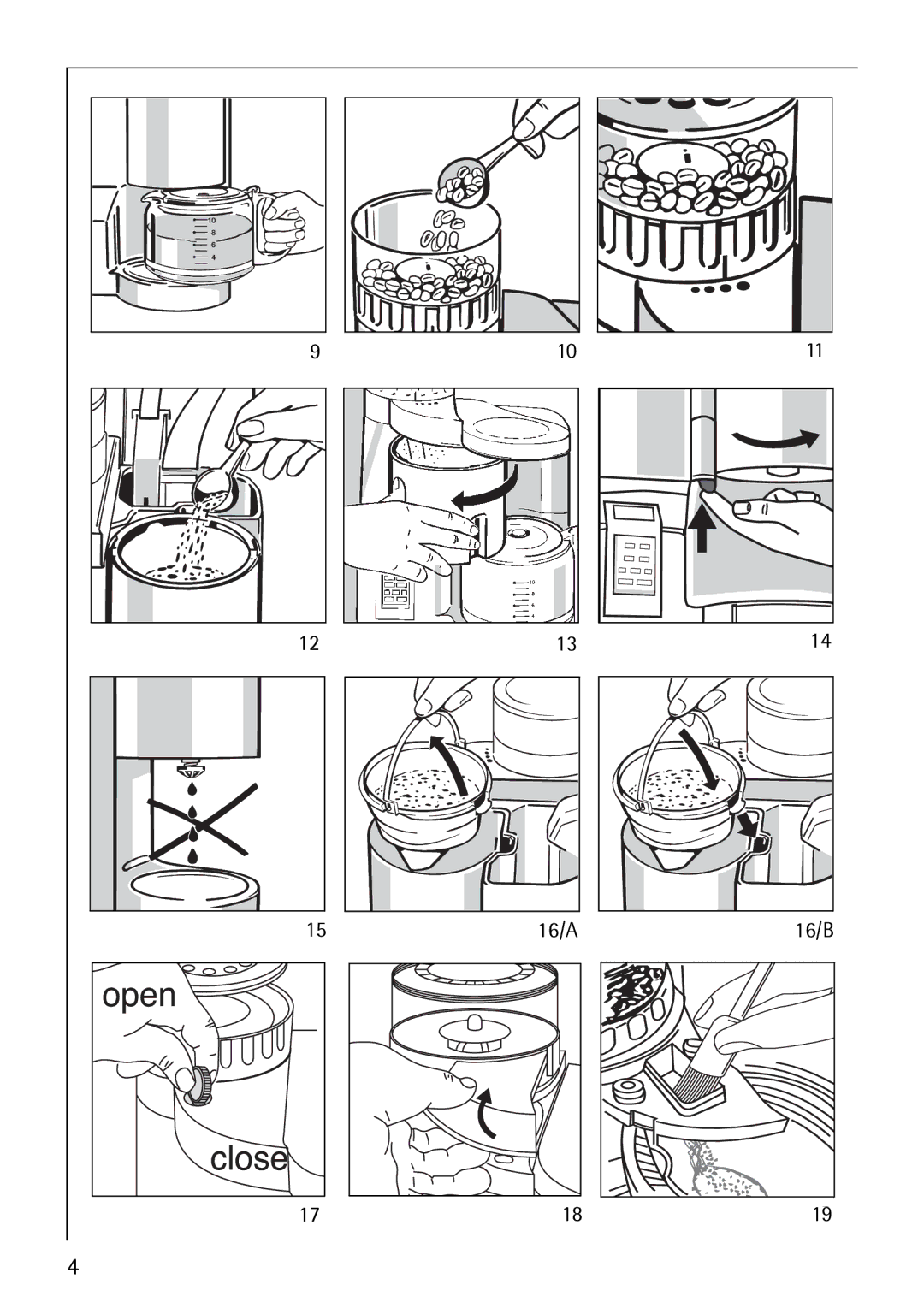 AEG KAM120 operating instructions 16/A16/B 