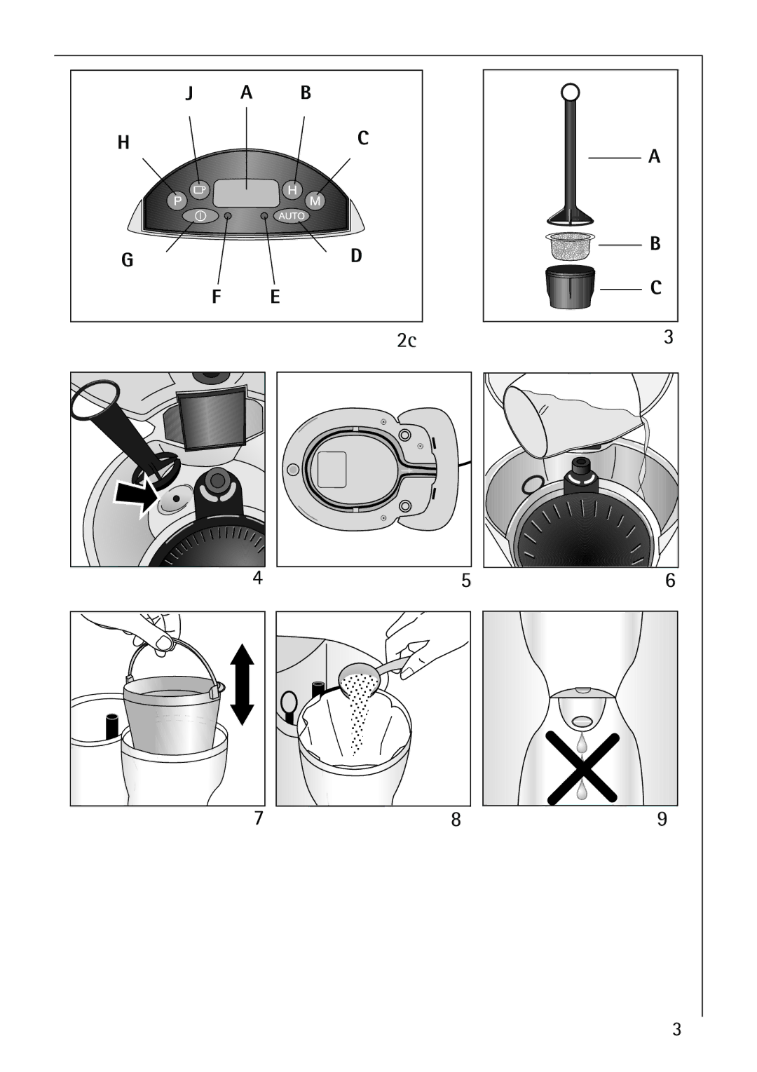 AEG KF 2062 TIMER, KF 2060, KF 2061 AROMA manual 