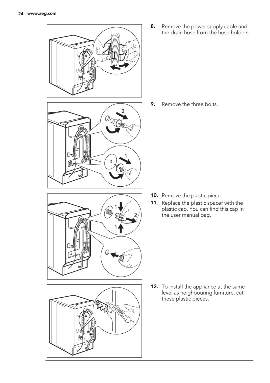 AEG L 60060 TL, L 60260 TL user manual 