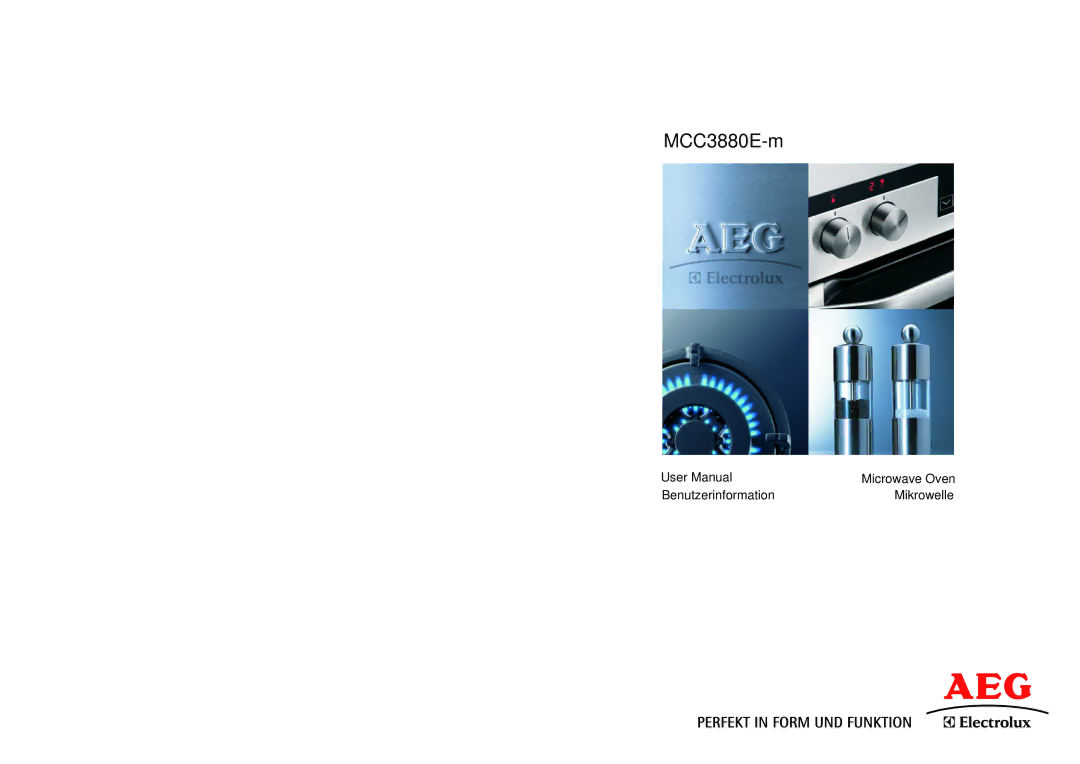 AEG MCC3880E-M user manual MCC3880E-m 