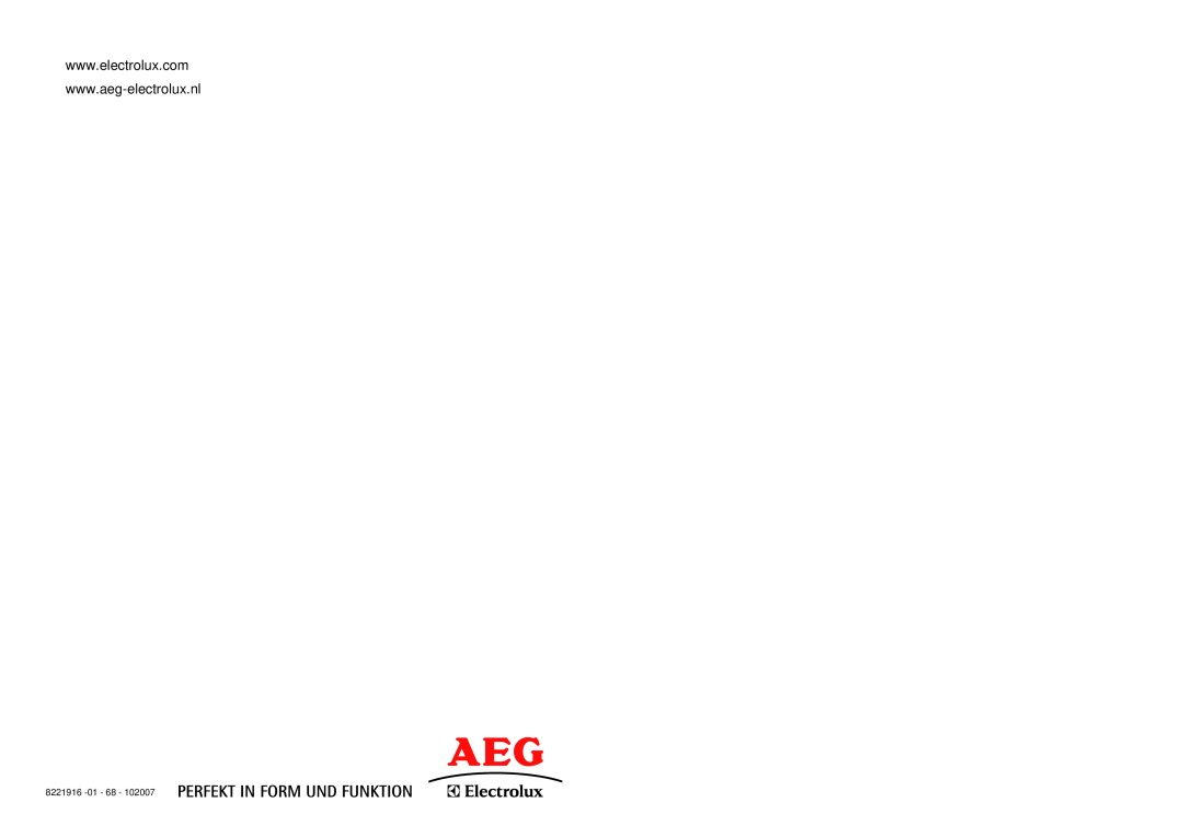 AEG MCC3880E-M user manual 8221916 