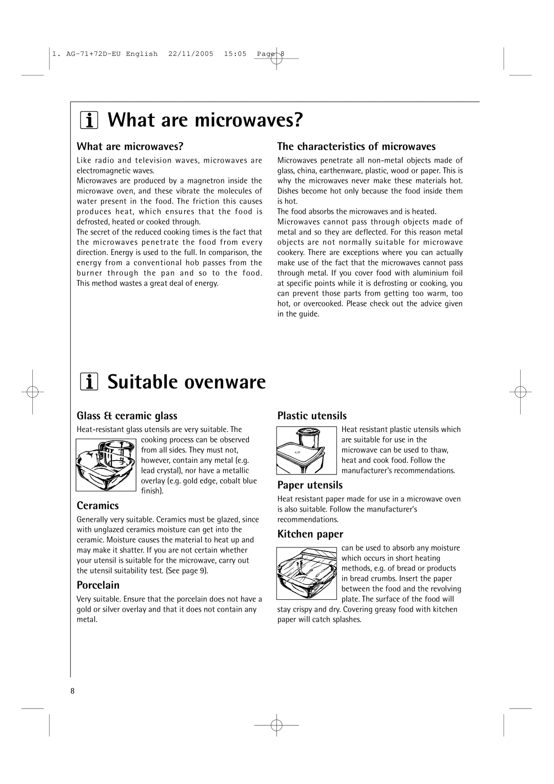 AEG MCD2661EM user manual What are microwaves? 