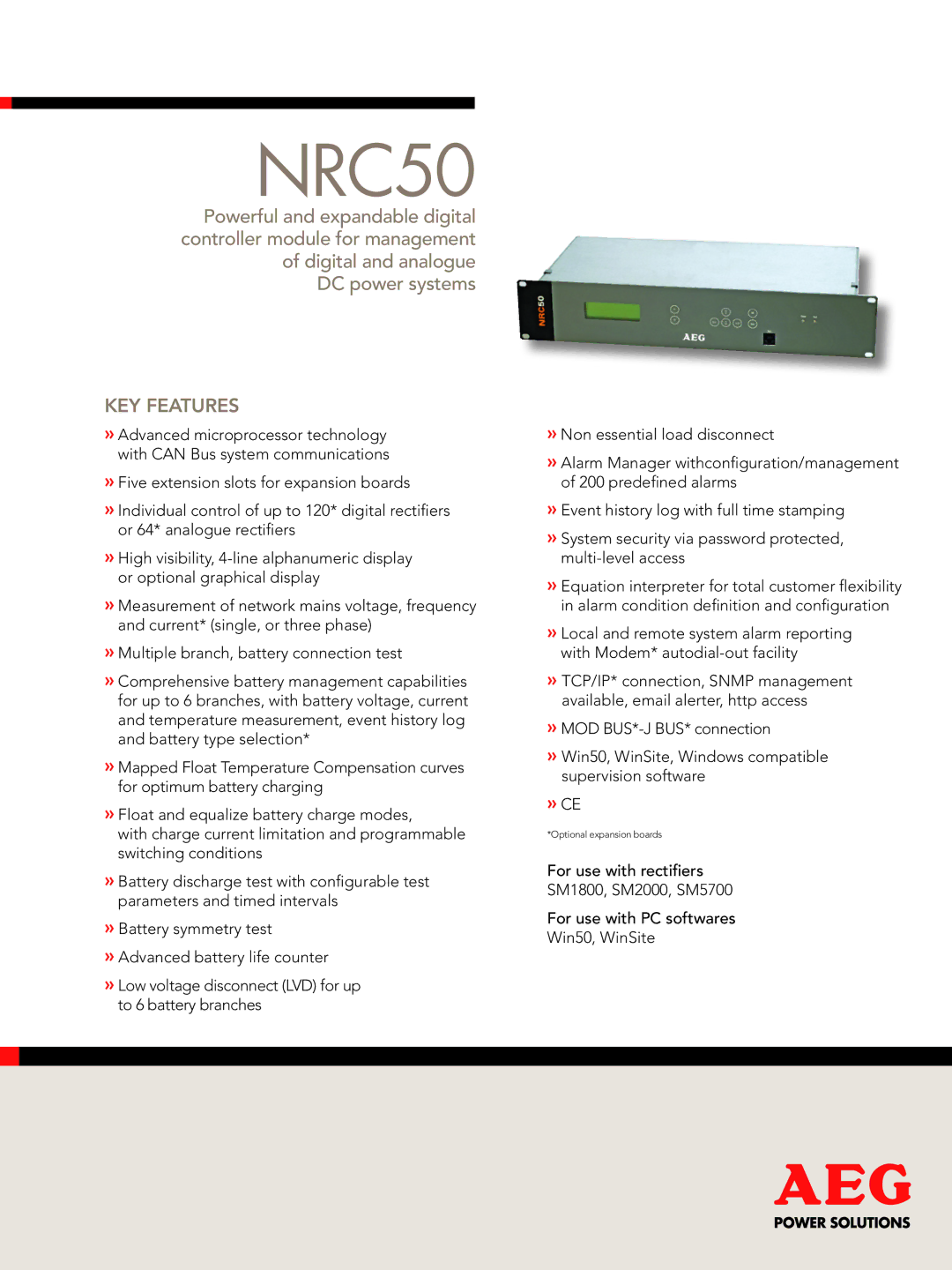 AEG NRC50 manual 