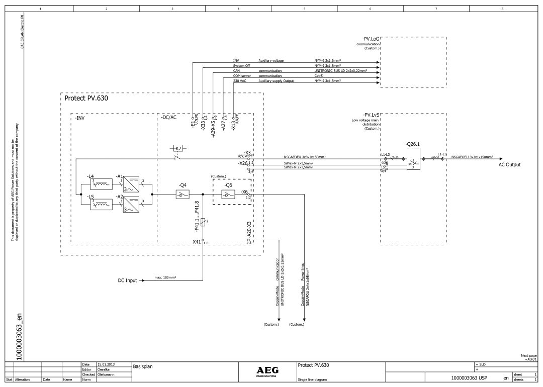 AEG manual Protect PV.630 