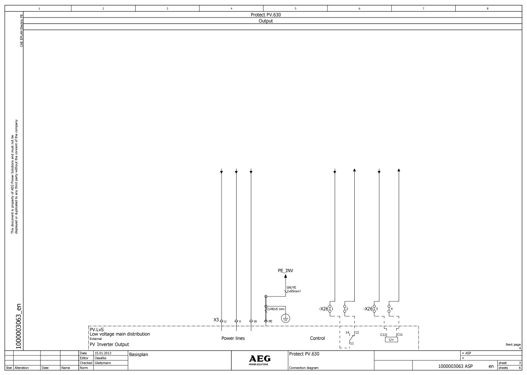 AEG PV.630 manual Peinv 