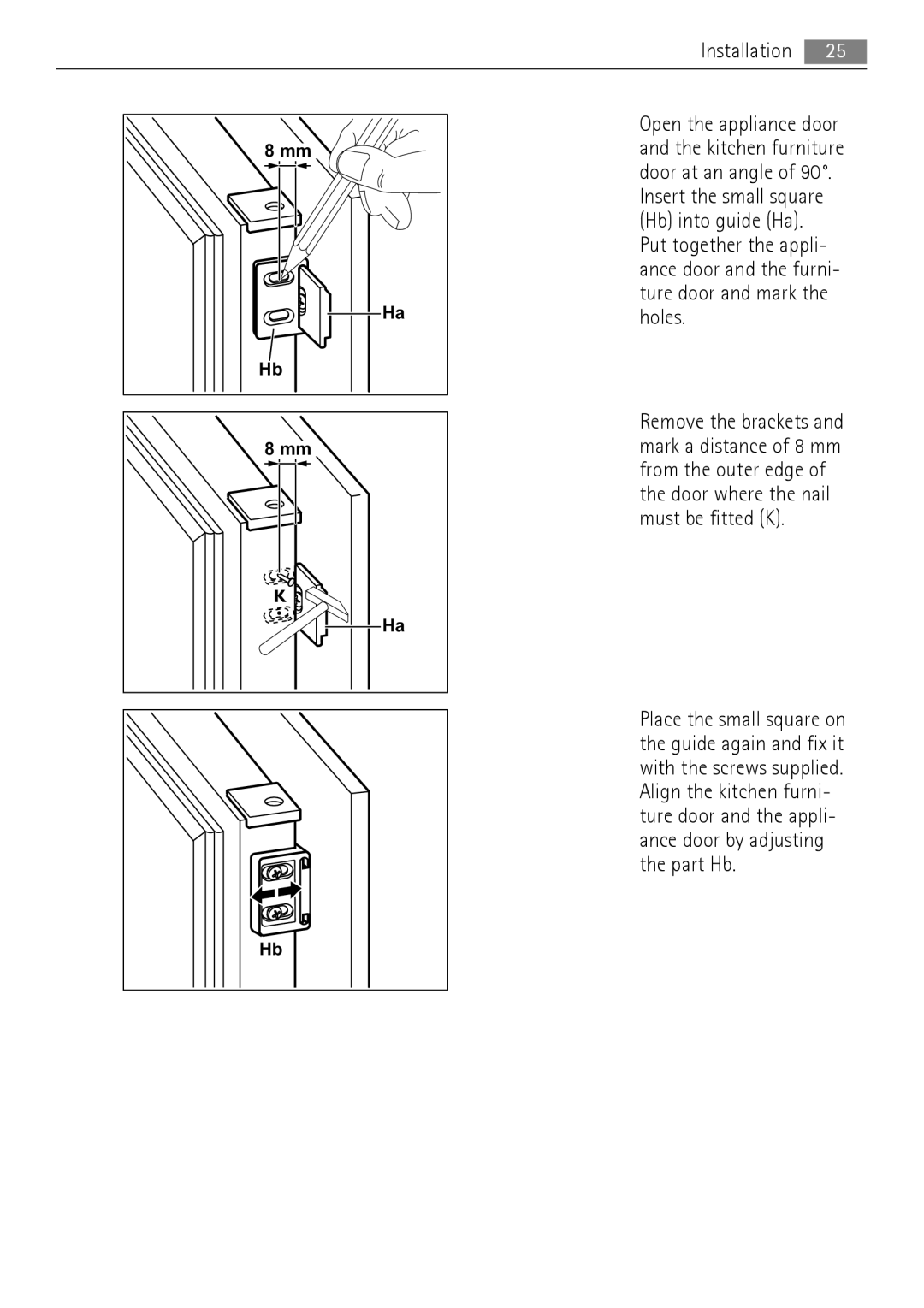 AEG SCN71800S0 manual Installation 