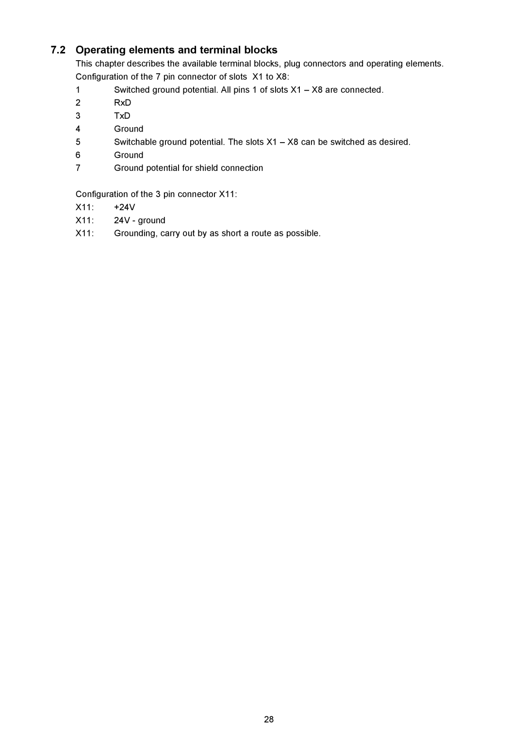 AEG Thyro-S H1 manual Operating elements and terminal blocks 